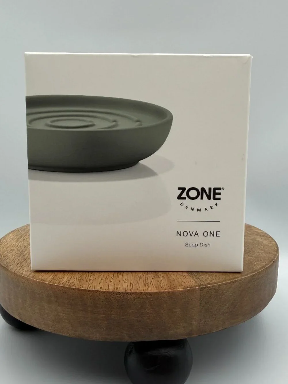 Zone Denmark Nova One Porcelain Soap Dish Matcha Green Minimalist NIB